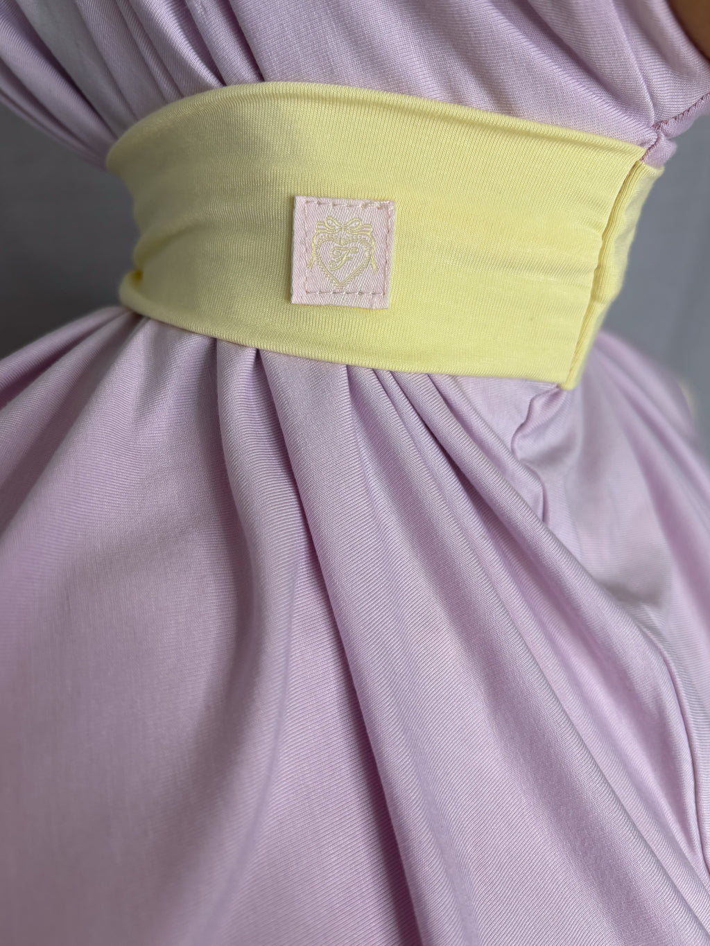 Bamboo Hijab - Purple & Yellow